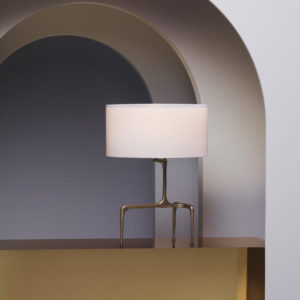 Lampe à poser Braque version abat jour en Lin