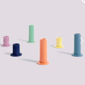 Bougeoir Tube plusieurs couleurs et tailles