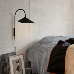 Applique Arum noir mise en situation