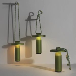 Lampe nomade Quasar vert